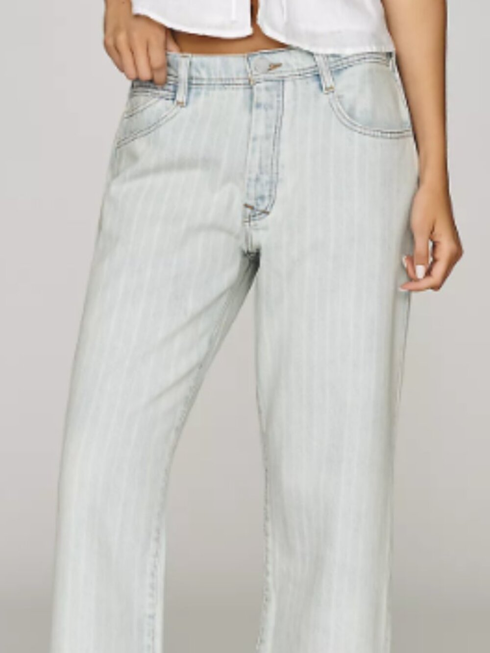 Pilcro Celeste Boyfriend Uncuffed Mid rise Relaxed jeans